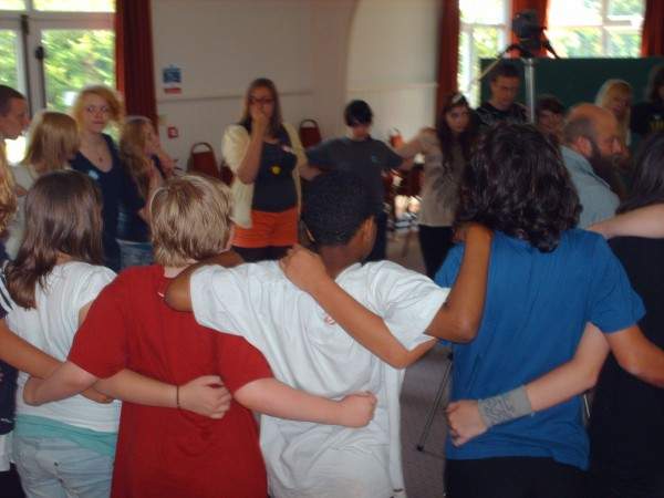 The local group join a national group in Derbyshire for 5 days and warring fists are calmed!